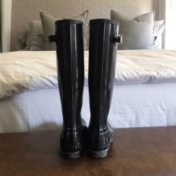 Hunter rain boots, black gloss - Picture 3 of 3